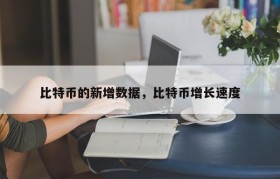 比特币的新增数据，比特币增长速度